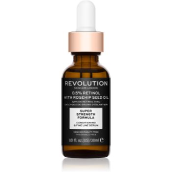 Revolution Skincare 0.5% Retinol Super Serum with Rosehip Seed Oil ser hidratant si impotriva ridurilor